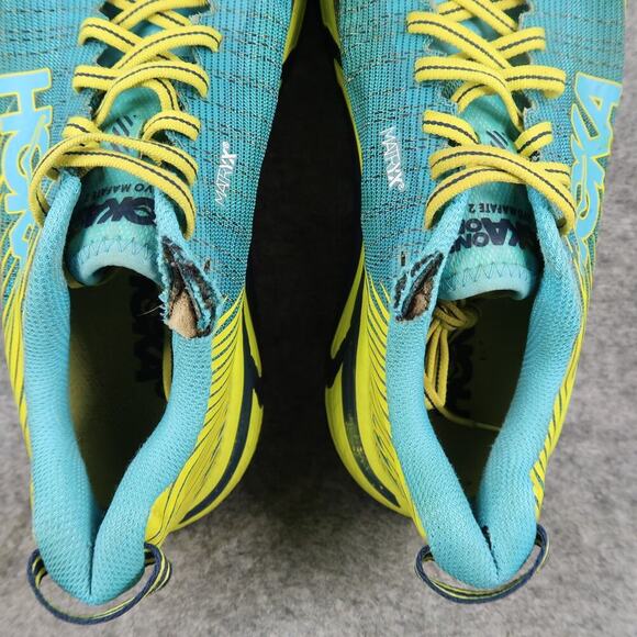 Hoka Shoes Womens 8 Evo Mafate 2 Trail Running Sneaker Active Sport Trainer Blue - Picture 8 of 16